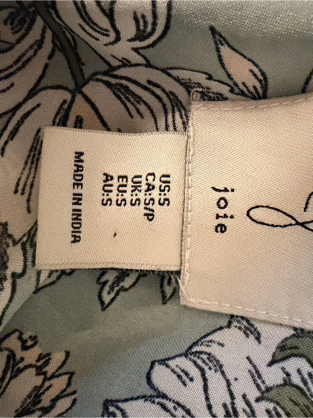 Joie Floral Satin Pajama Lounge Set Size Small